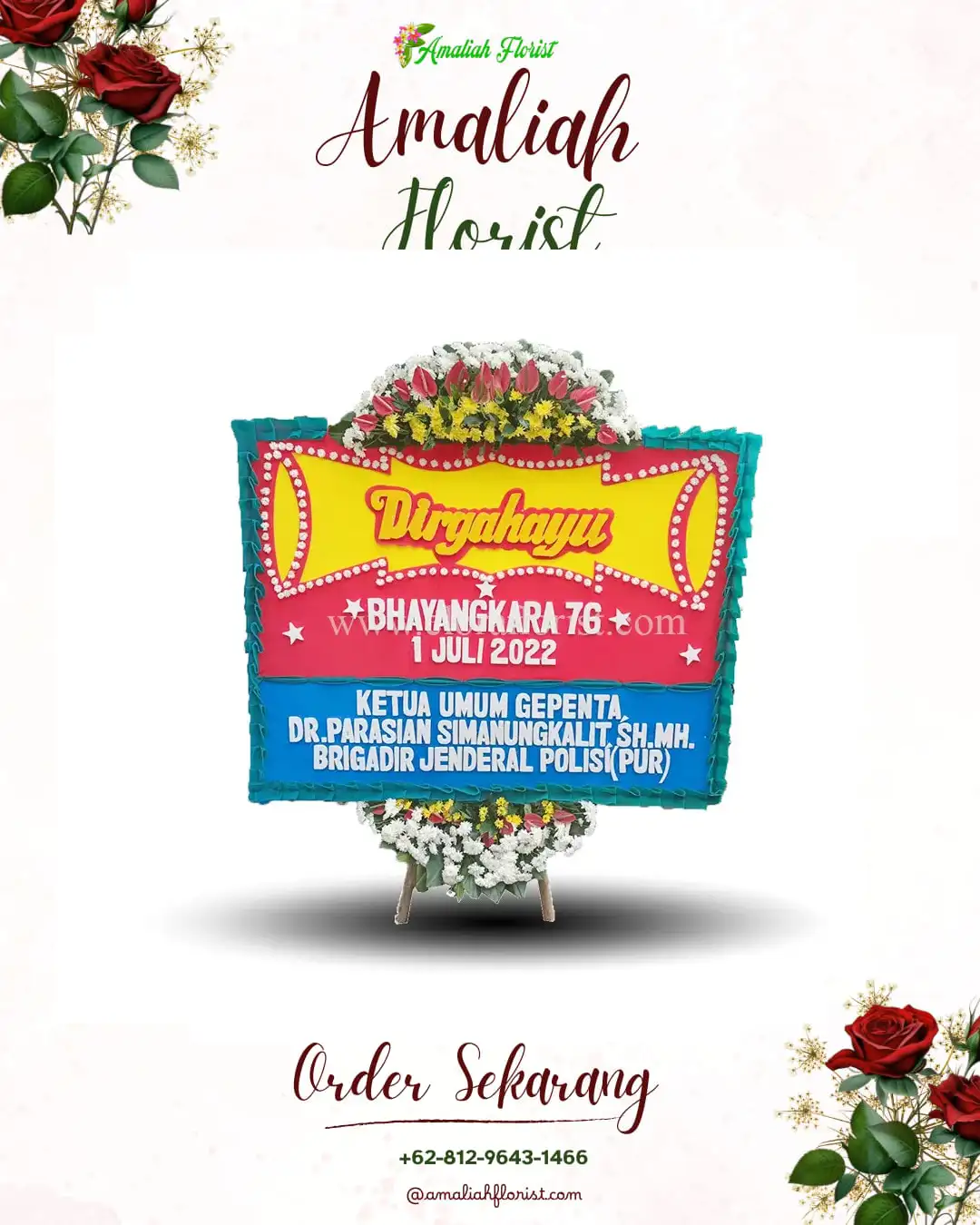 Papan Bunga HUT Ulang Tahun Cigoong